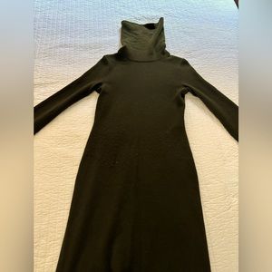 Ralph Lauren green cotton sweater dress size Medium